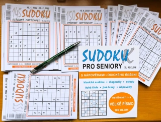 Balíček sudoku střední obtžínost - starší vydání